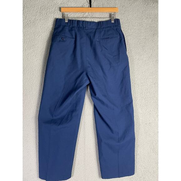 DSCP Tennessee Apparel Mens Blue Wool Blend Dress Pants 33R Military Formal - Picture 9 of 12